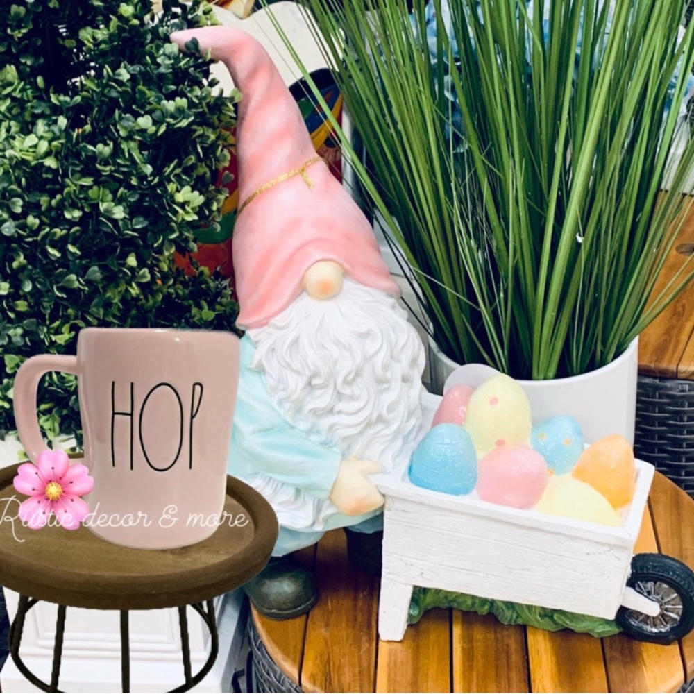 Rae Dunn Pink Double Sided HIP HOP Easter Mug